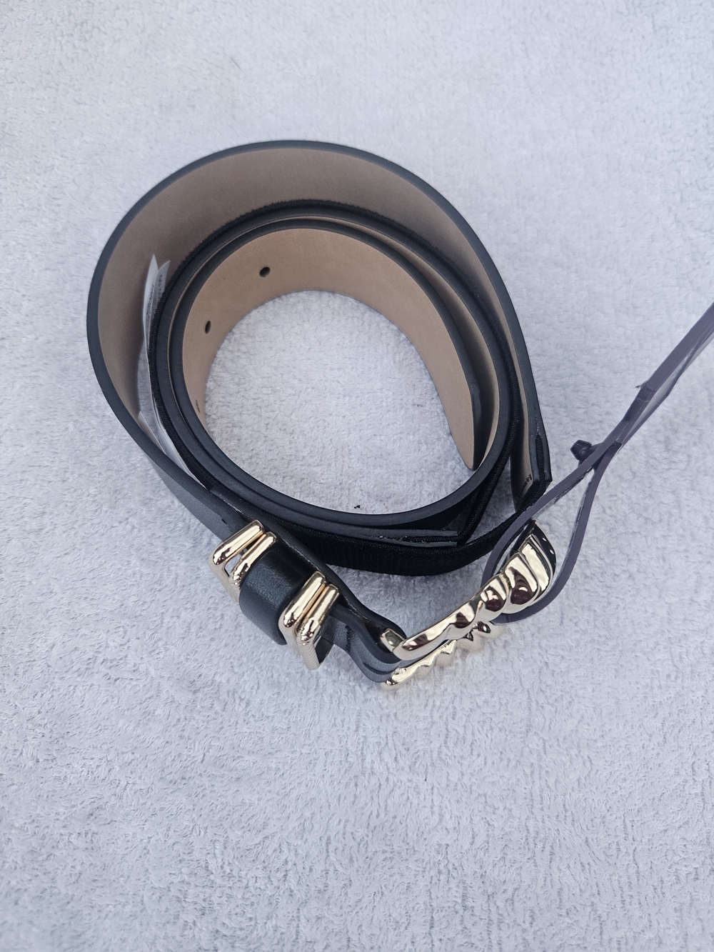 Target Black Women’s Belt with Gold Buckle